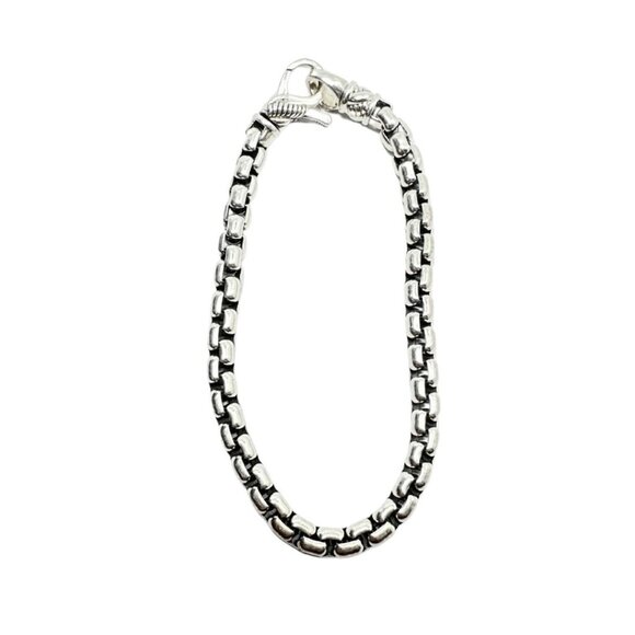 Jai Thailand Rolo Box Chain SS Bracelet - Picture 1 of 4